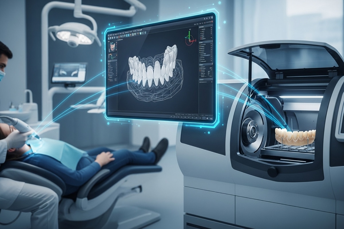 مفهوم CAD/CAM در دندانپزشکی چیست؟ [معرفی کامل اجزا و کاربرد]