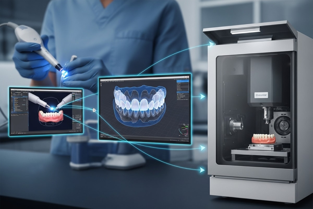 مفهوم CAD/CAM در دندانپزشکی چیست؟ [معرفی کامل اجزا و کاربرد]